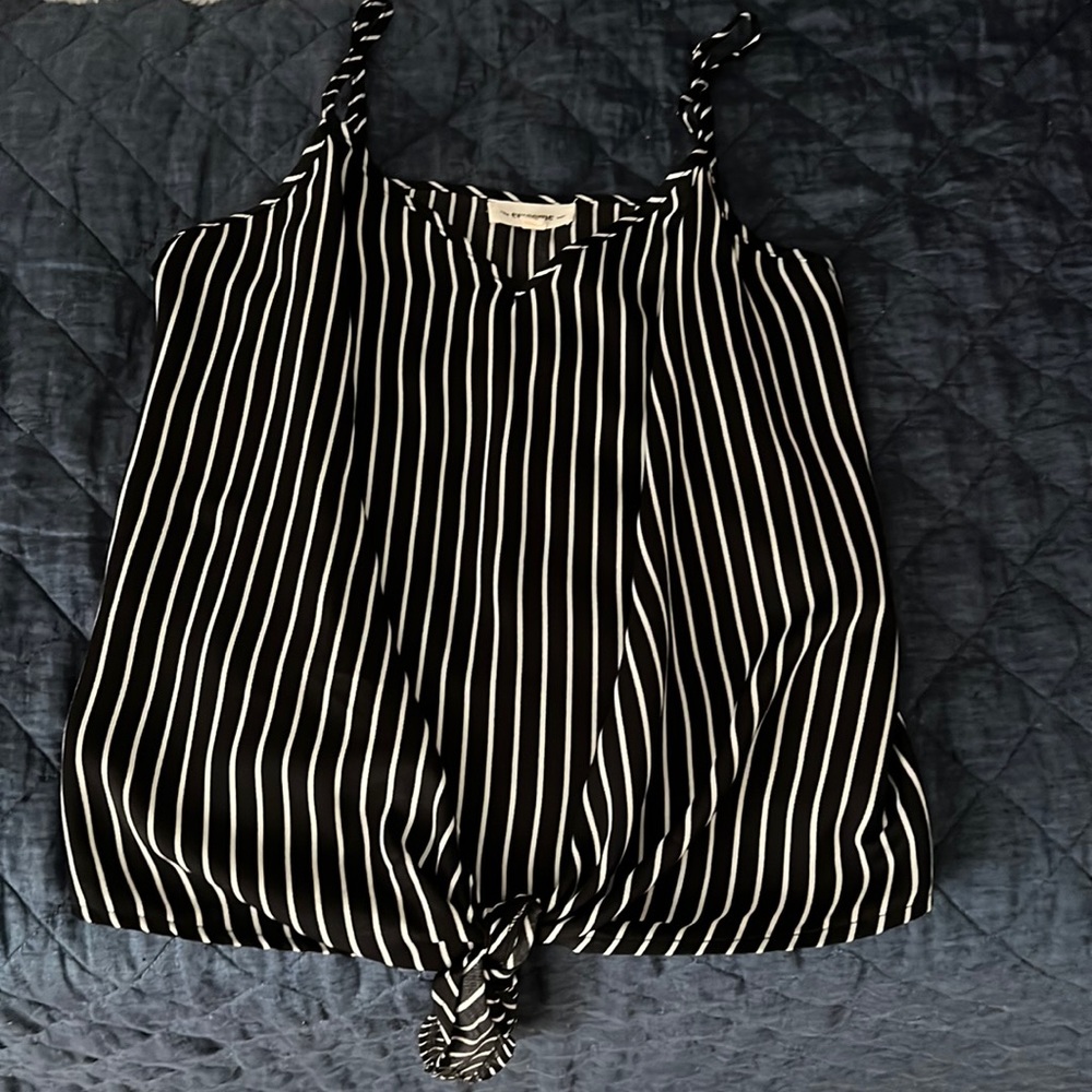 Brand- ee:some; Size- medium; Color- black and white stripes